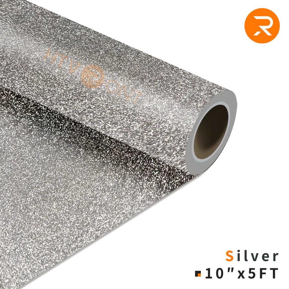 Glitter HTV Heat Transfer Vinyl Rolls - 10" x 5FT / 15FT (11 Colors Available) - Image 10