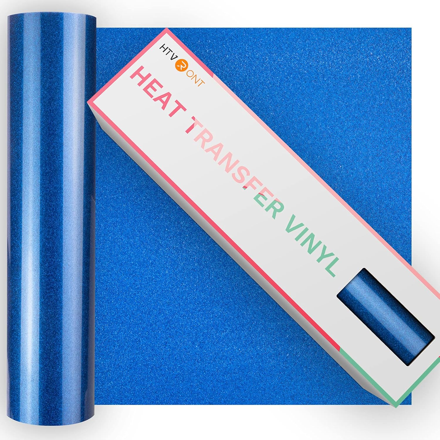 Glitter HTV Heat Transfer Vinyl Rolls - 10" x 5FT / 15FT (11 Colors Available) - Image 12