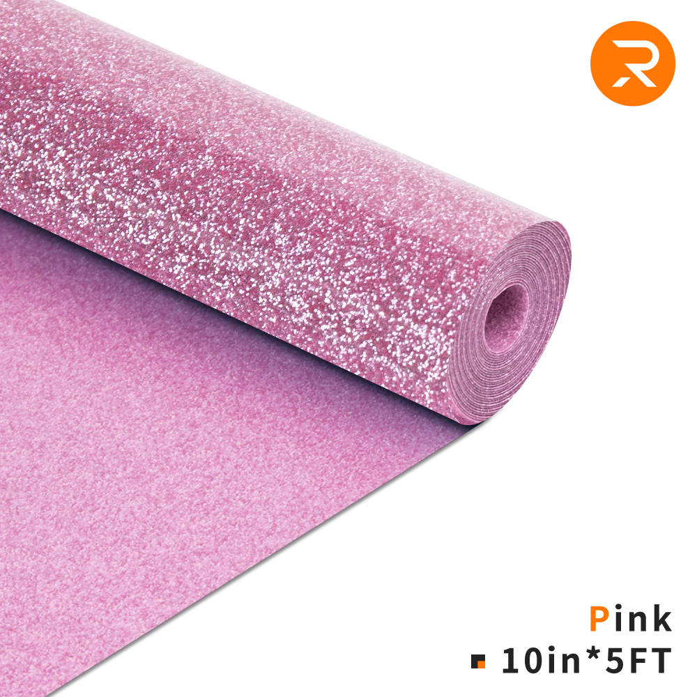 Glitter HTV Heat Transfer Vinyl Rolls - 10" x 5FT / 15FT (11 Colors Available) - Image 15