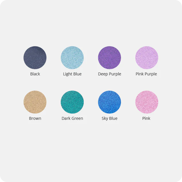 Glitter HTV Heat Transfer Vinyl Rolls - 10" x 5FT / 15FT (11 Colors Available) - Image 3