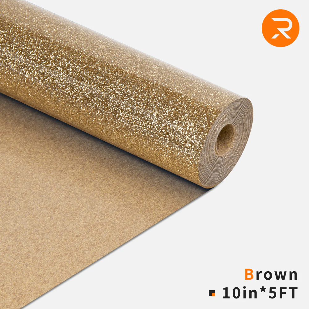 Glitter HTV Heat Transfer Vinyl Rolls - 10" x 5FT / 15FT (11 Colors Available) - Image 6