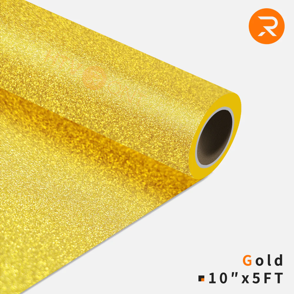 Glitter HTV Heat Transfer Vinyl Rolls - 10" x 5FT / 15FT (11 Colors Available) - Image 8