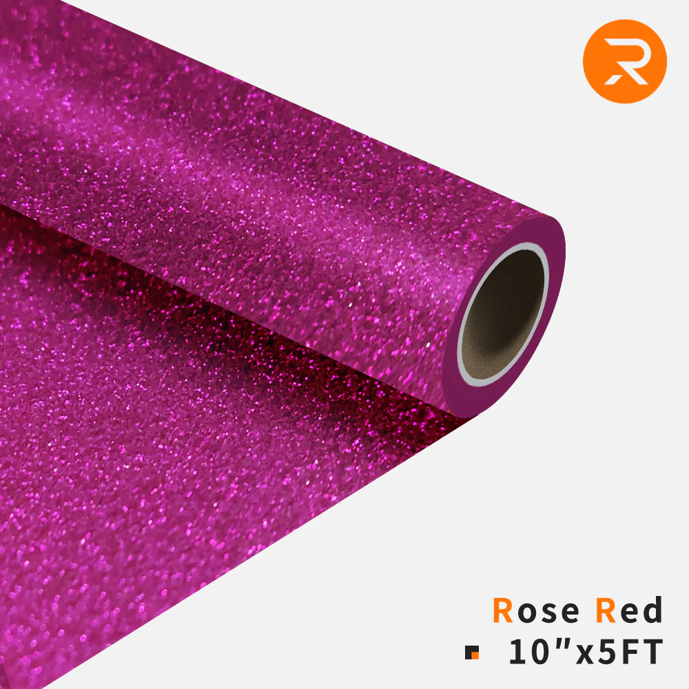Glitter HTV Heat Transfer Vinyl Rolls - 10" x 5FT / 15FT (11 Colors Available) - Image 9