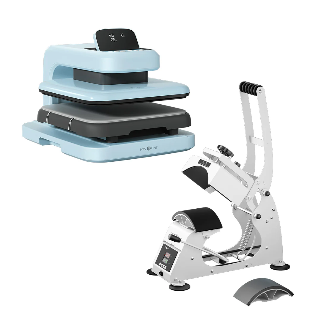 [Machine Bundle] HTVRONT Manual Hat Heat Press + Auto Heat Press 2-15"x15" - Image 12