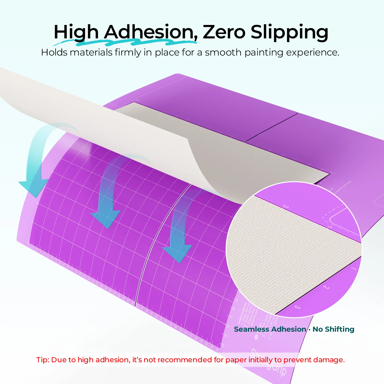 LOKLiK iPaint GridBase Mat – StrongGrip Precision Positioning Mat - Image 6