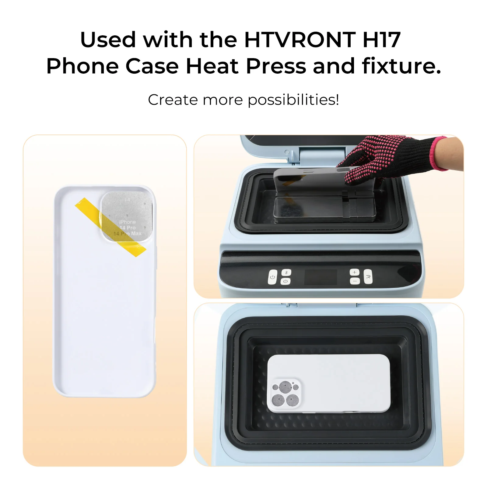 【iPhone17 Case Arrived!】Sublimation Blank Glossy Phone Case Set - 6 Pcs, For H17 Phone Case Heat Press - Image 3