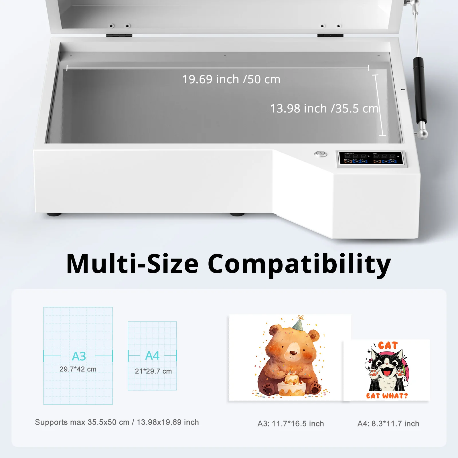 HTVRONT A3 DTF Oven for DTF Printer - Image 8