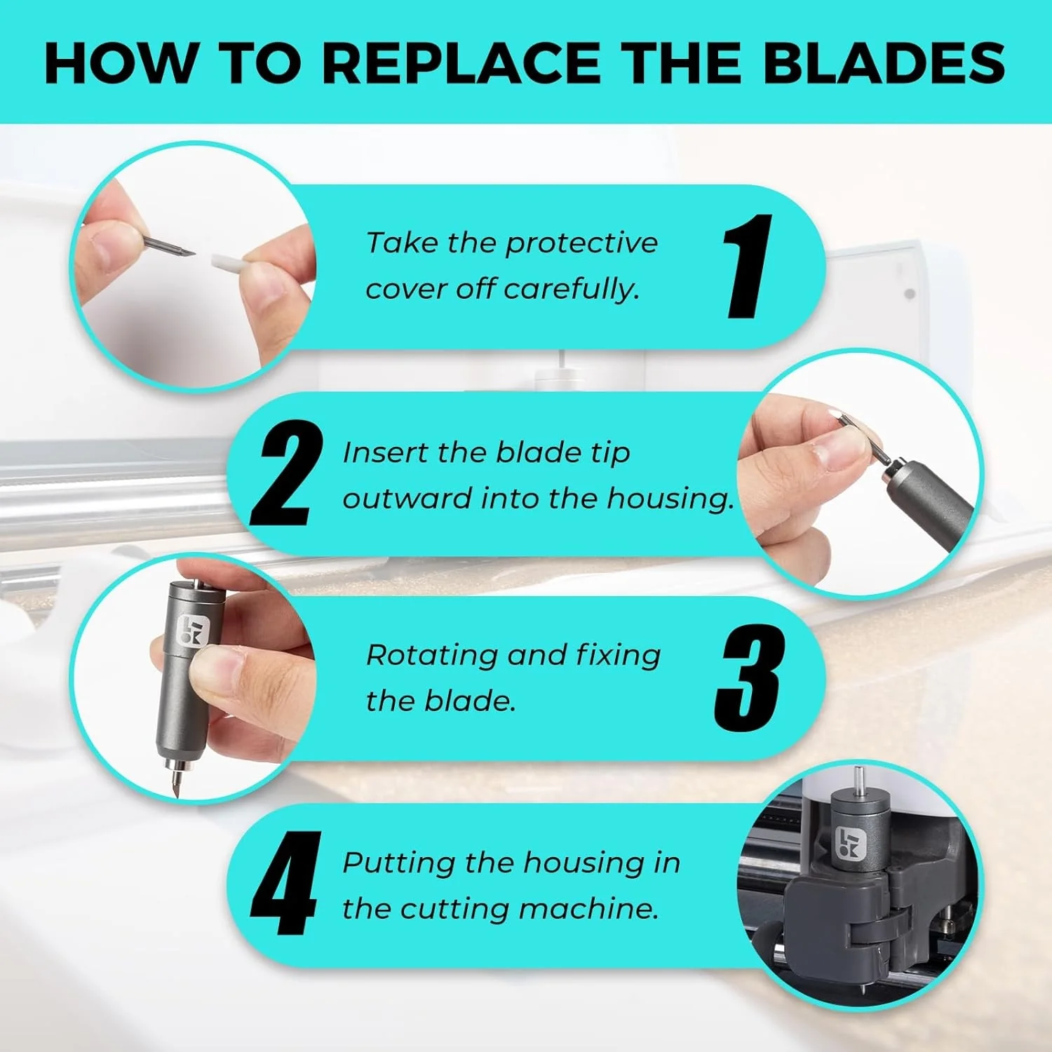 LOKLiK Cuting Machine 2 Blade Kit - Image 3