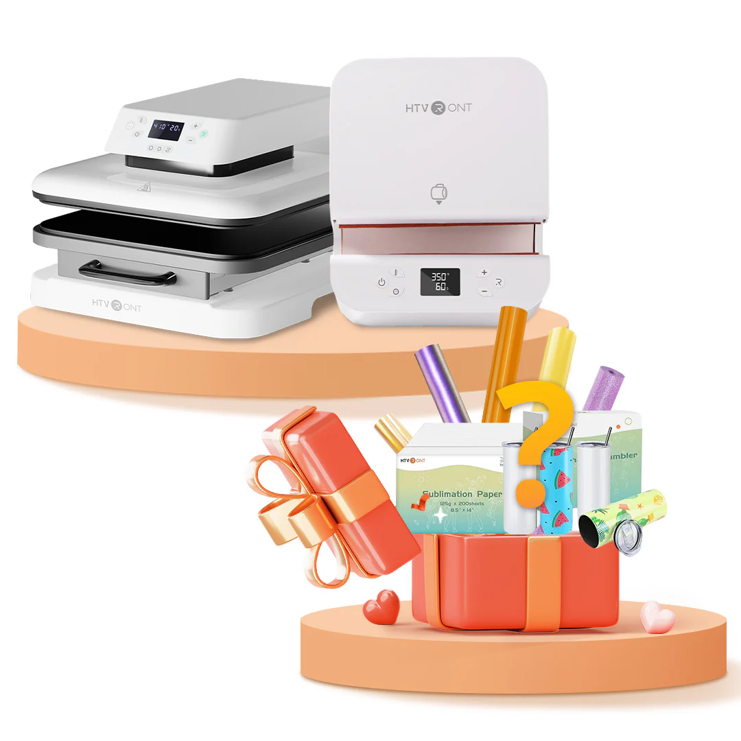 [Mother's Day Machine Bundle]HTVRONT Auto+Tumbler Heat Press Machine & Free Materials - Image 14