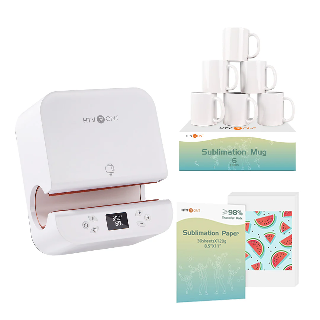 [Mugs Basic bundle]Auto Tumbler Heat Press Machine 120V + (Sublimation Mugs Blank +Sublimation Paper) - Image 11
