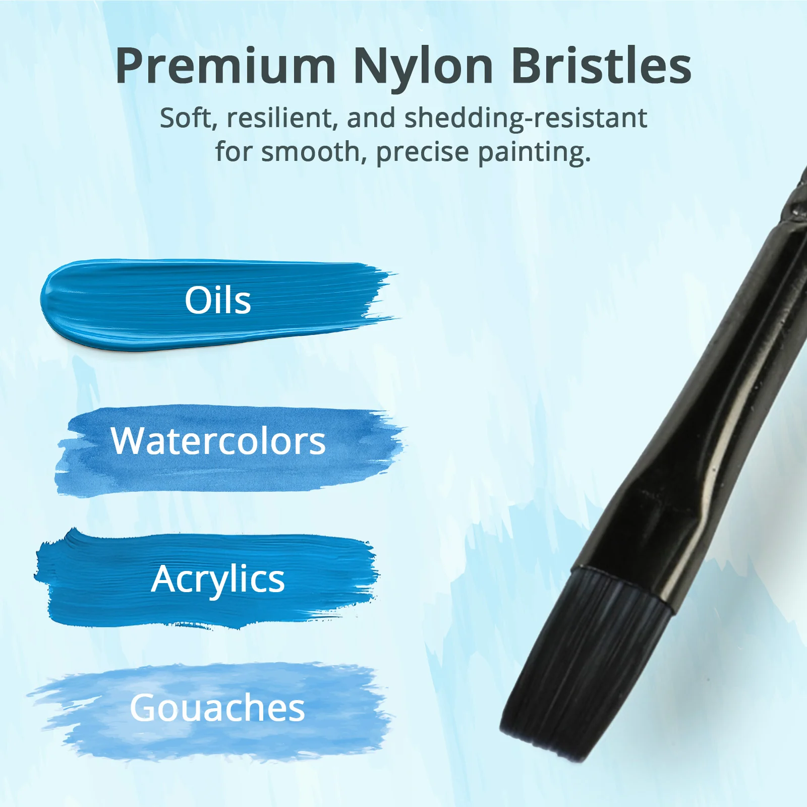 [LOKLiK iPaint]Paintbrush Set（3pcs） - Image 5