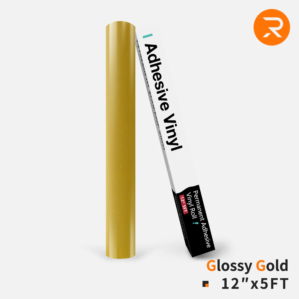 Permanent Adhesive Vinyl Roll - 12"x5 Ft （35 Colors) - Image 14