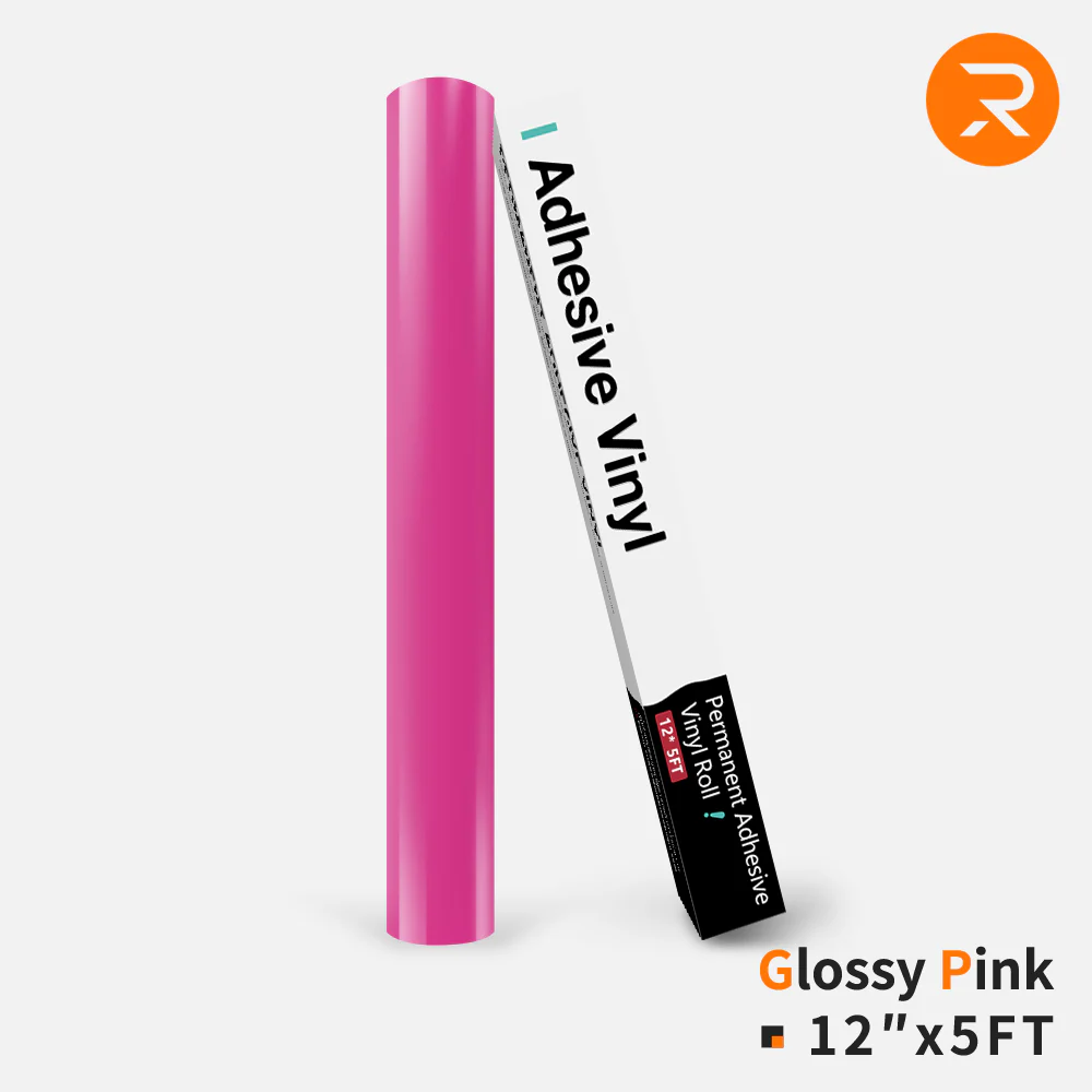 Permanent Adhesive Vinyl Roll - 12"x5 Ft （35 Colors) - Image 25
