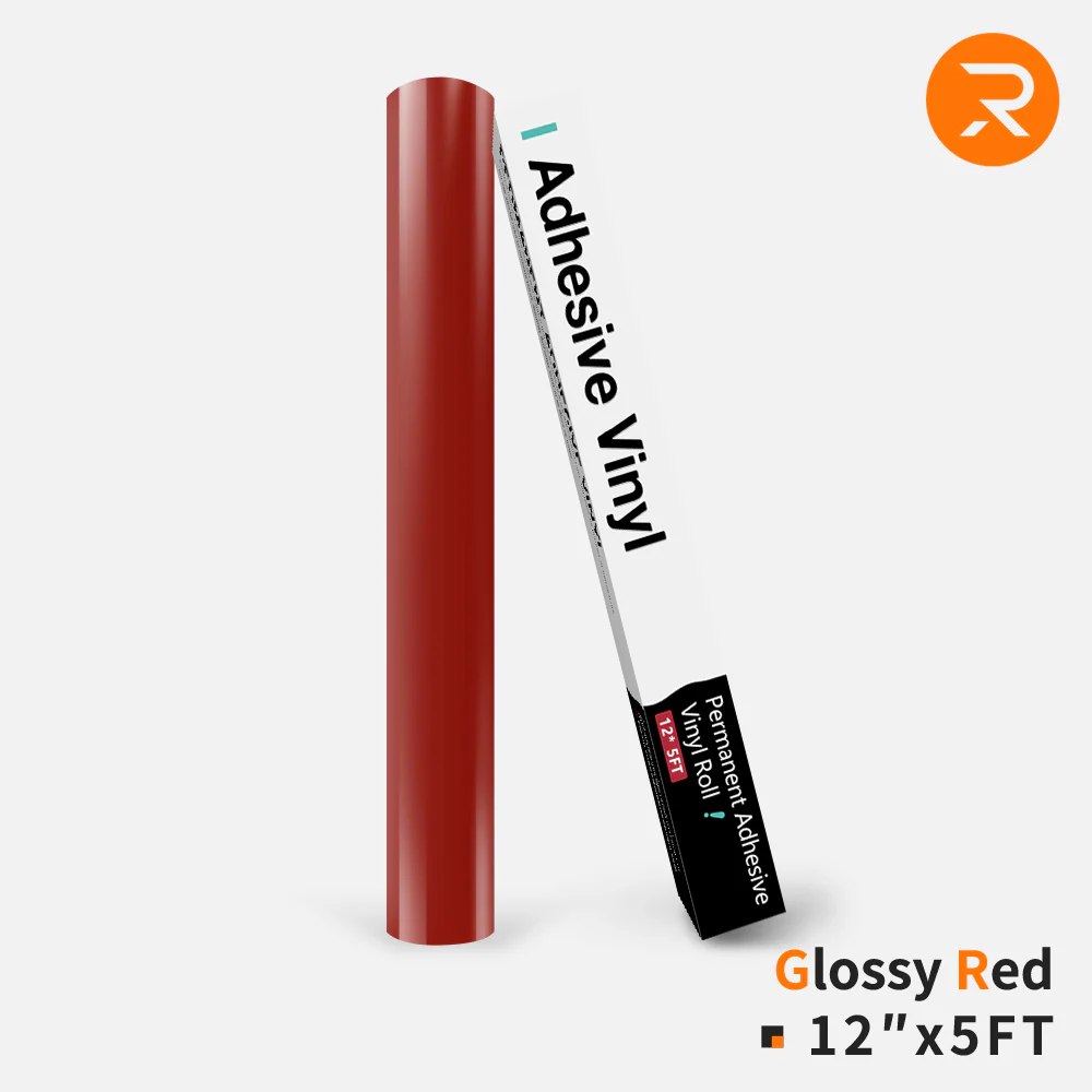 Permanent Adhesive Vinyl Roll - 12"x5 Ft （35 Colors) - Image 27