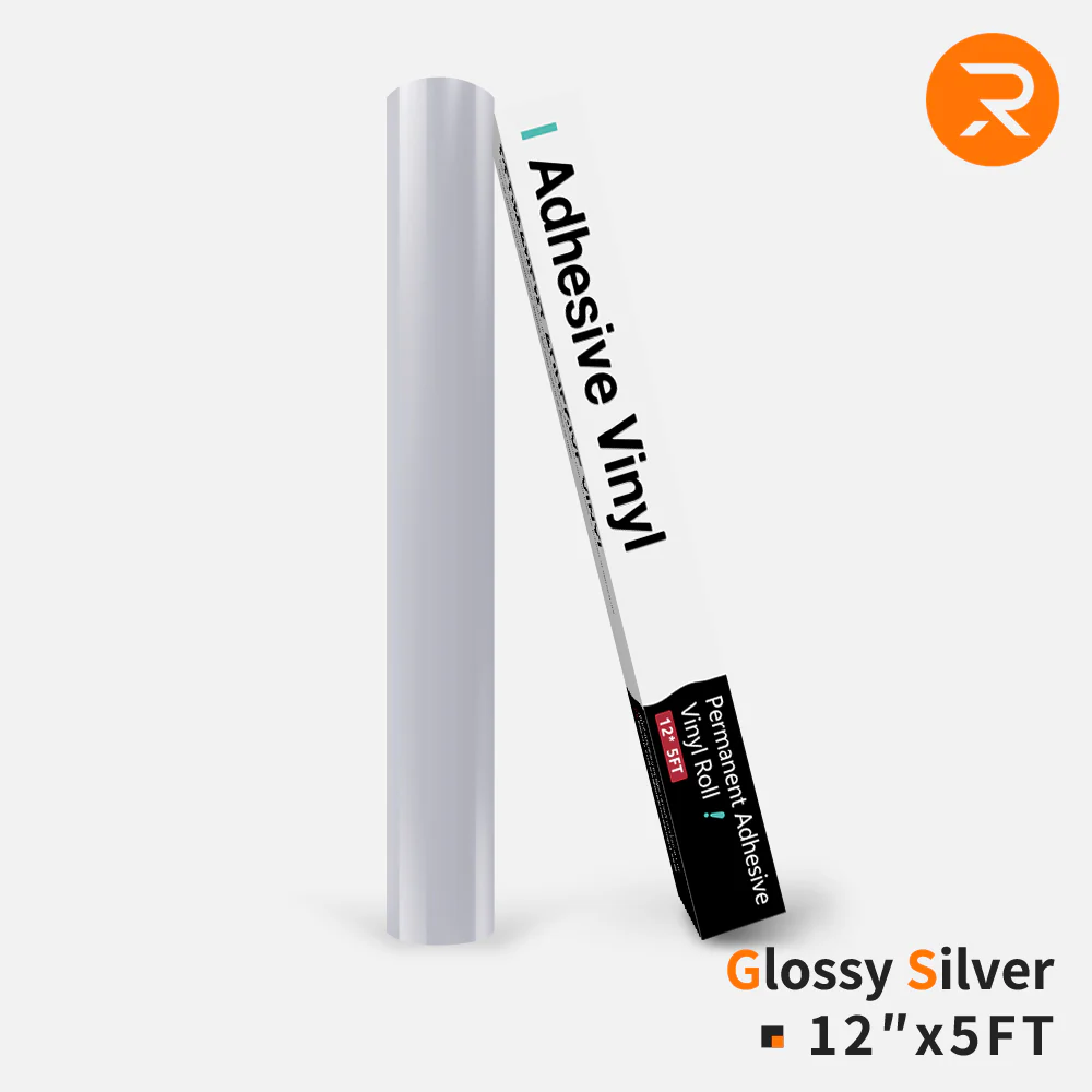 Permanent Adhesive Vinyl Roll - 12"x5 Ft （35 Colors) - Image 28