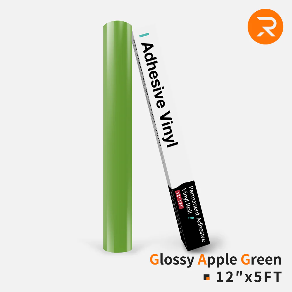 Permanent Adhesive Vinyl Roll - 12"x5 Ft （35 Colors) - Image 5