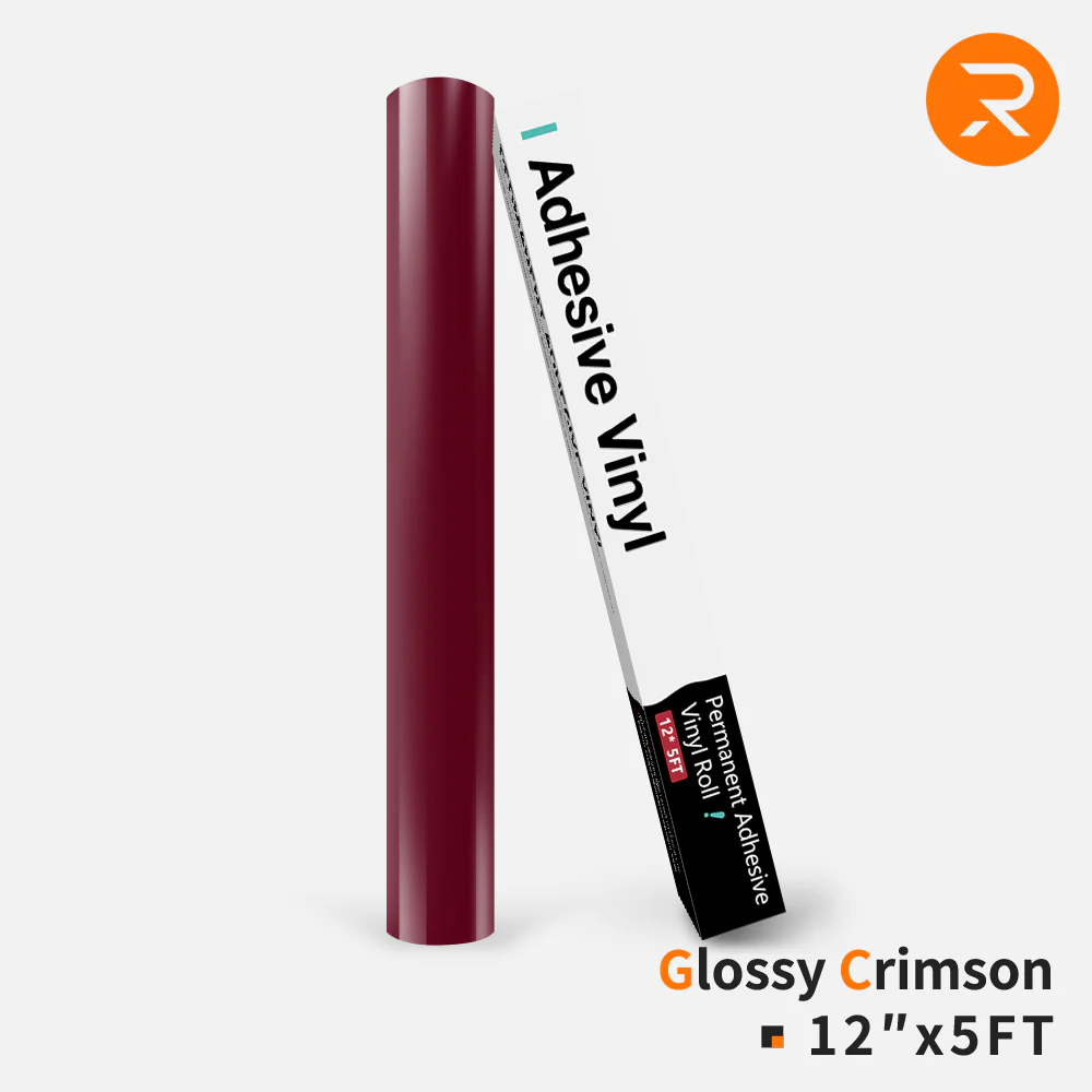Permanent Adhesive Vinyl Roll - 12"x5 Ft （35 Colors) - Image 9
