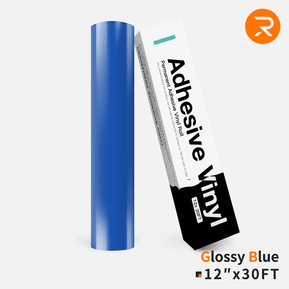 Permanent Adhesive Vinyl Roll - 12"x30 Ft （2 Colors) - Image 9