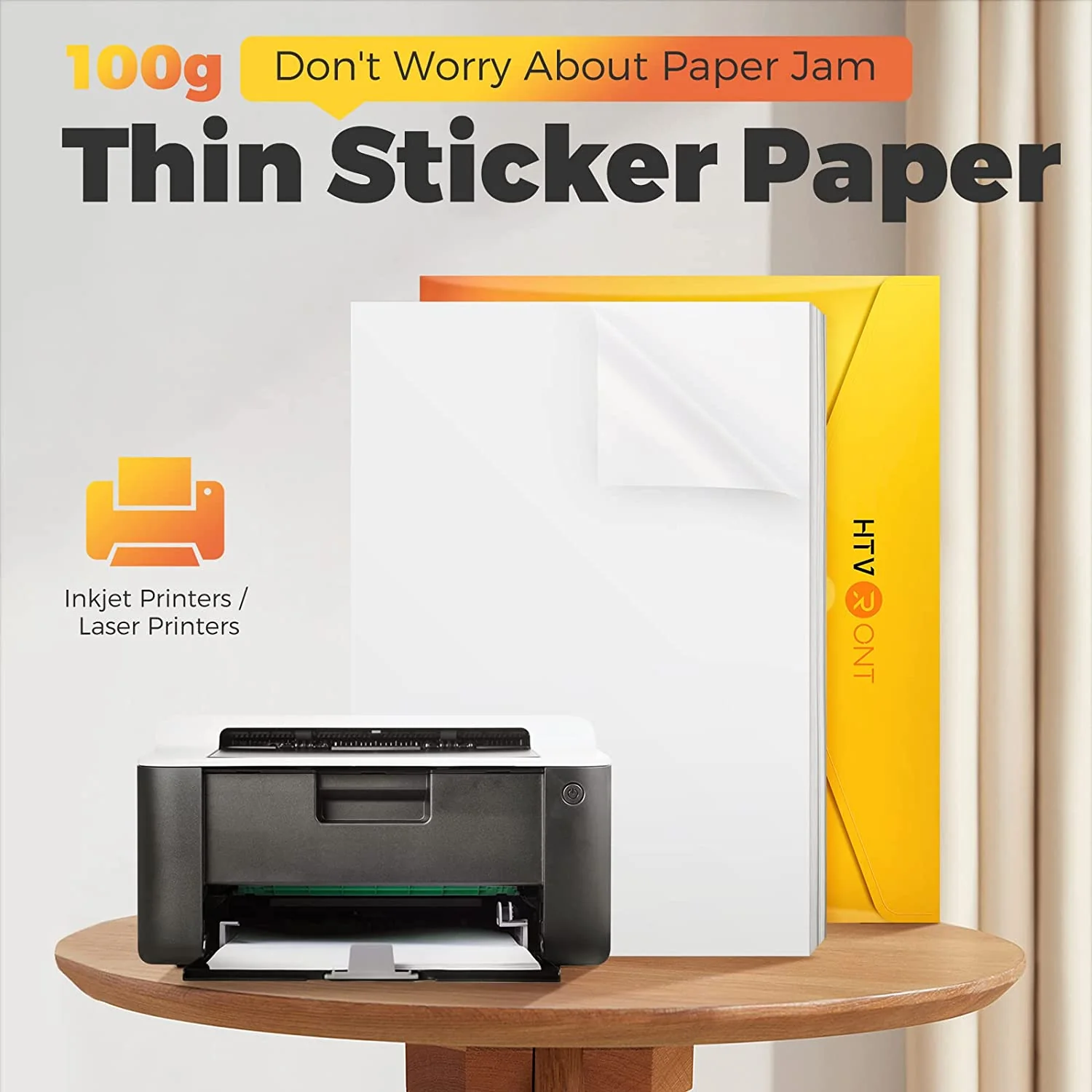 Glossy Printable / Matte Printable Vinyl Sticker Paper 100 Sheets Waterproof  - 8.5"X 11" - Image 5