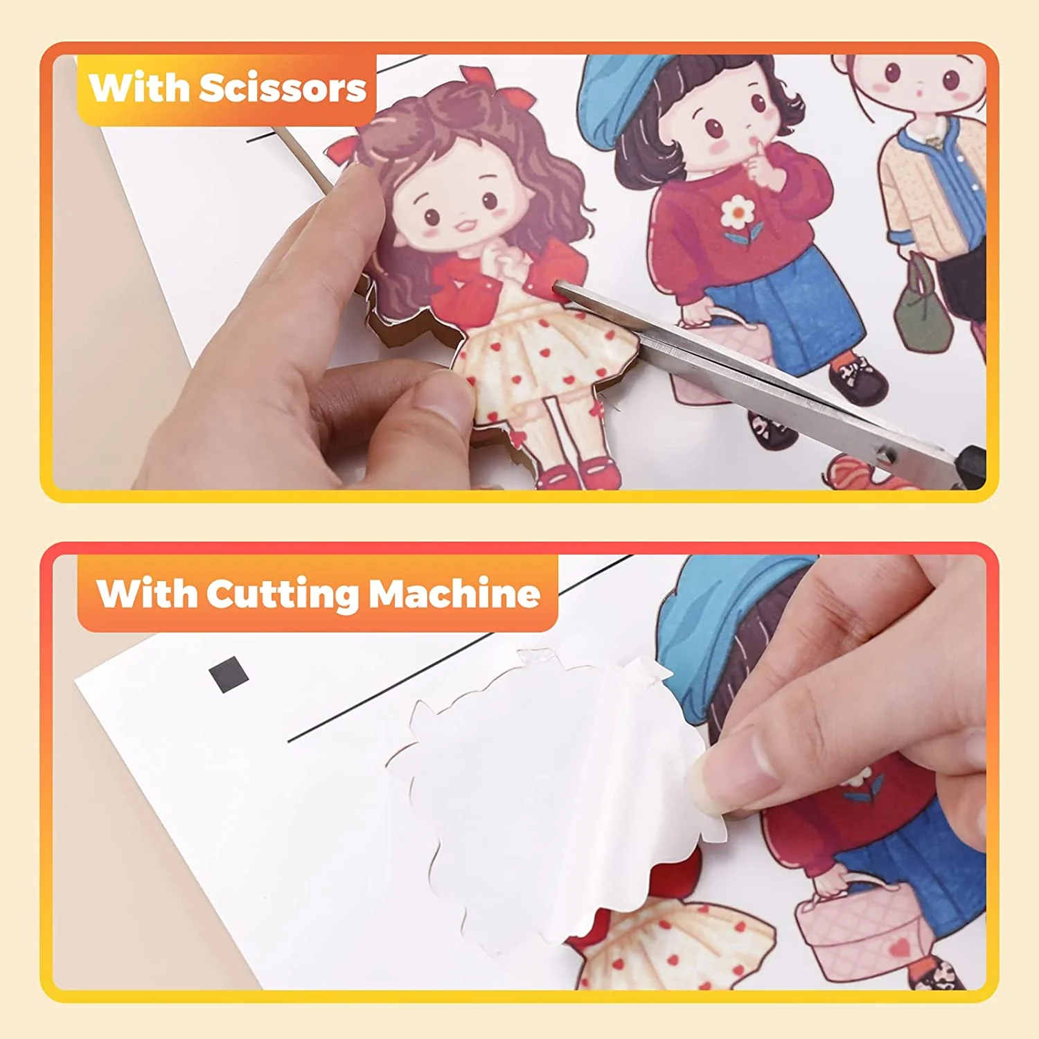 Glossy Printable / Matte Printable Vinyl Sticker Paper 100 Sheets Waterproof  - 8.5"X 11" - Image 6