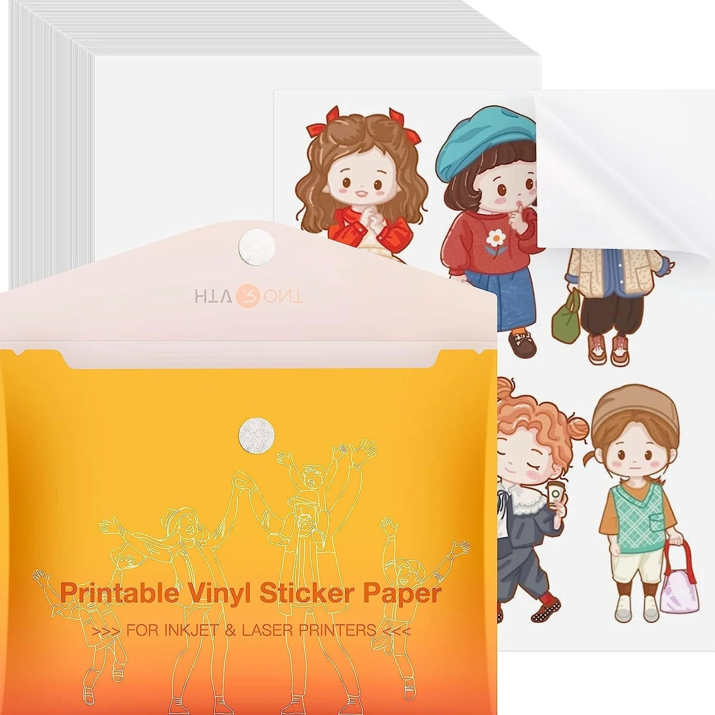 Glossy Printable / Matte Printable Vinyl Sticker Paper 100 Sheets Waterproof  - 8.5"X 11" - Image 7