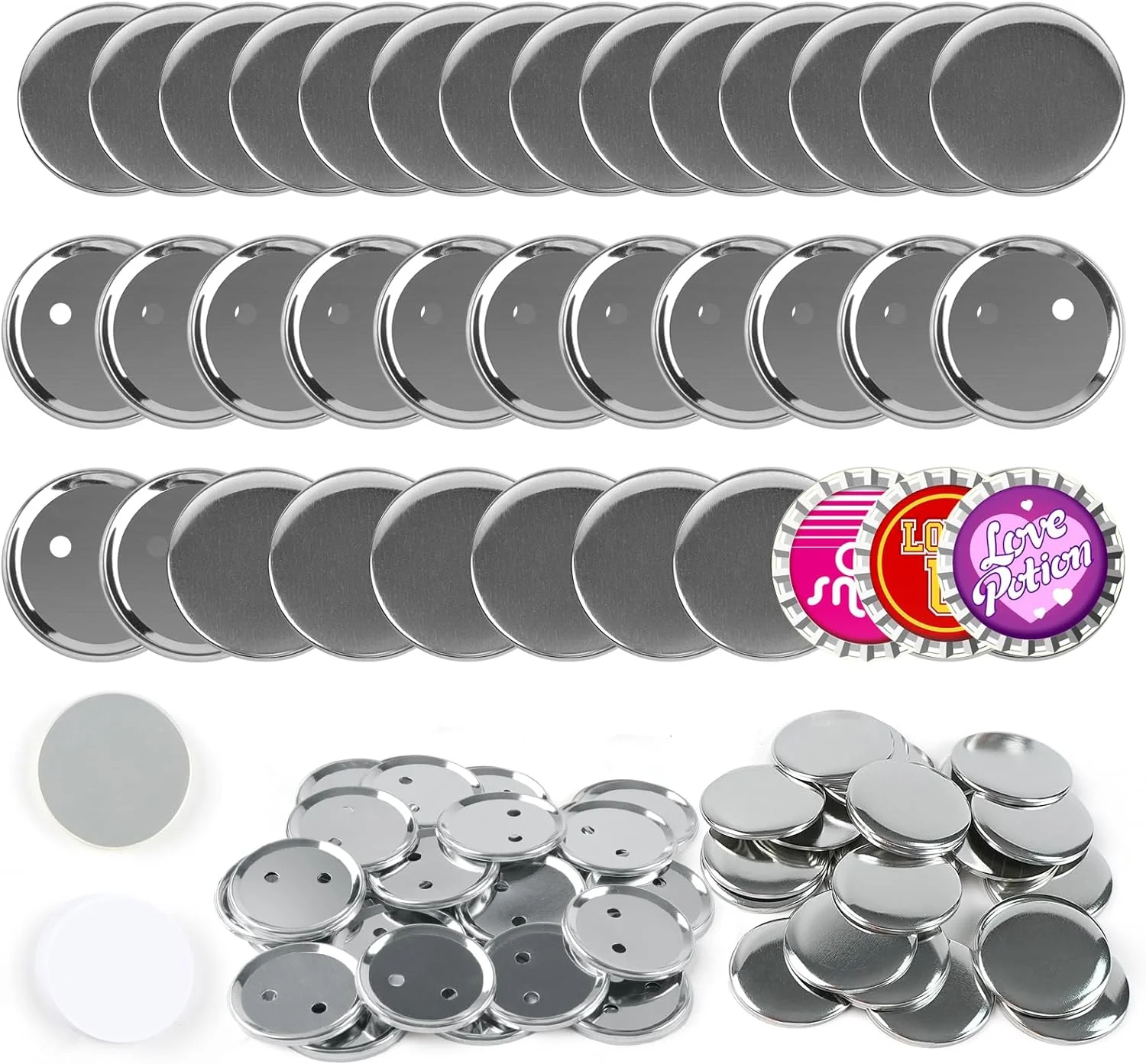 Reach a C$100 cart, you can add the Button Maker Machine for only C$29.99! HTVRONT CA Button Maker Machine 58mm with 110pcs Button Supplies - No Need to Install Pin Maker - Image 11