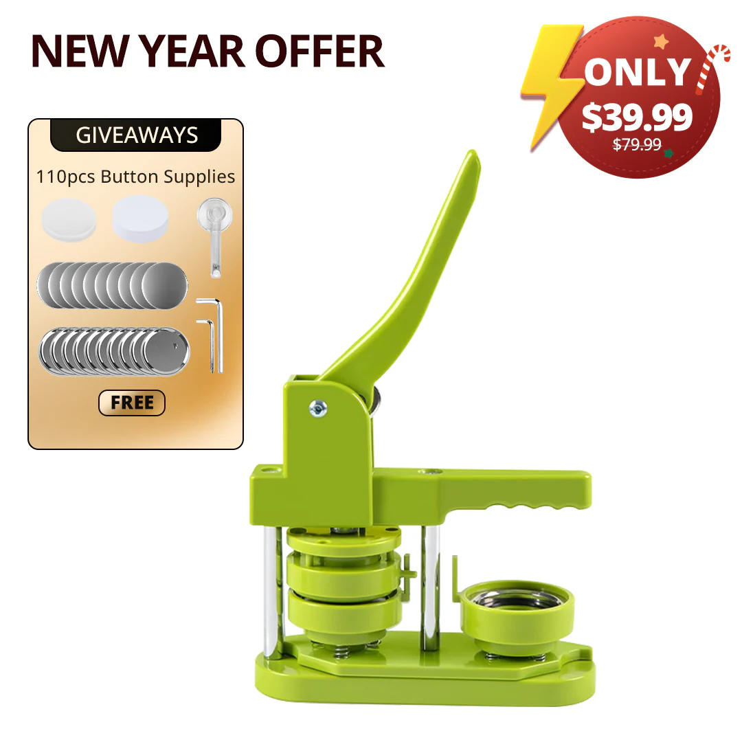 Reach a C$100 cart, you can add the Button Maker Machine for only C$29.99! HTVRONT CA Button Maker Machine 58mm with 110pcs Button Supplies - No Need to Install Pin Maker - Image 14