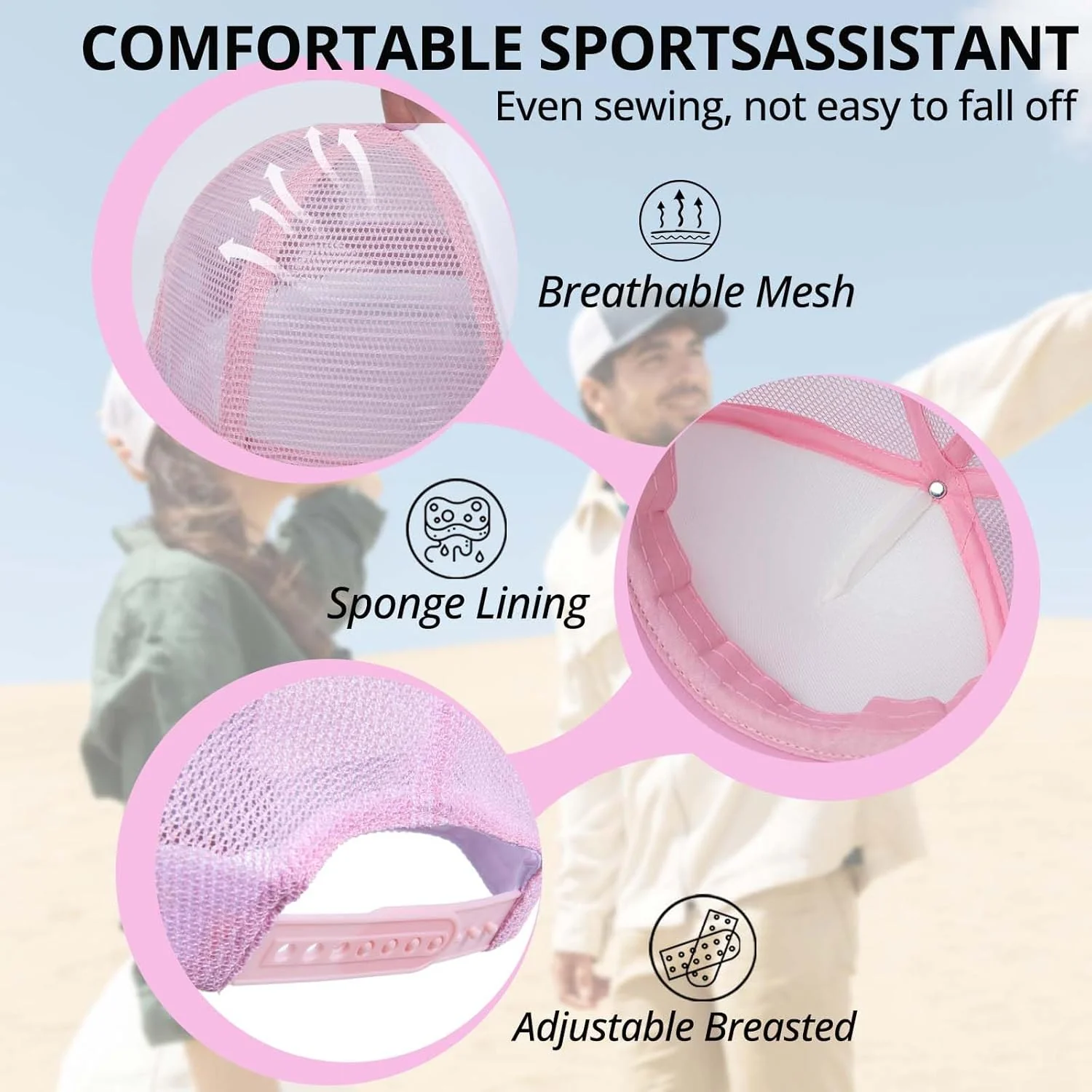 Sponge Trucker Hat Sublimation Blanks - 1 PC - Image 5