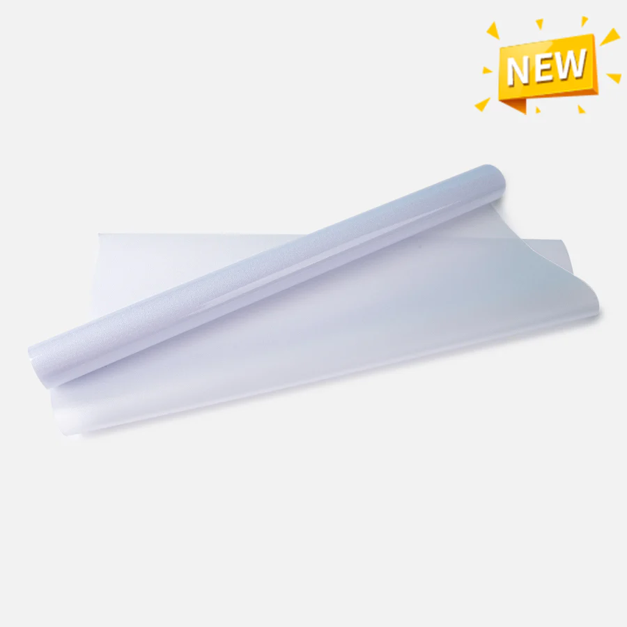 Window Privacy Film - Non Adhesive Frosted Glass (17.5"×6.5ft, Matte White) - Image 9